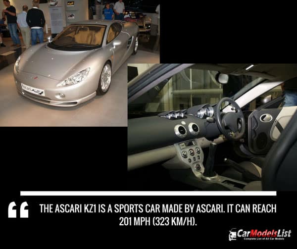 Ascari KZ1 speed and history