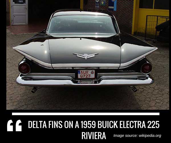 Delta Fins on a 1959 Buick Electra 225 Riviera