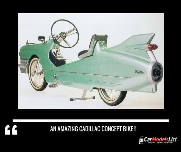 An amazing Cadillac Concept Bike