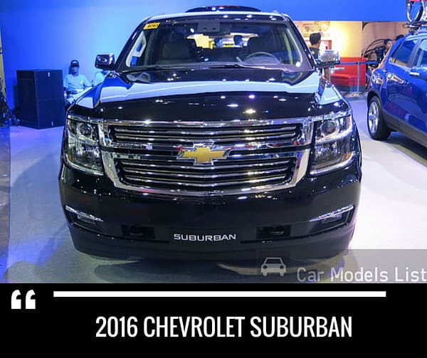 2016 chevrolet suburban