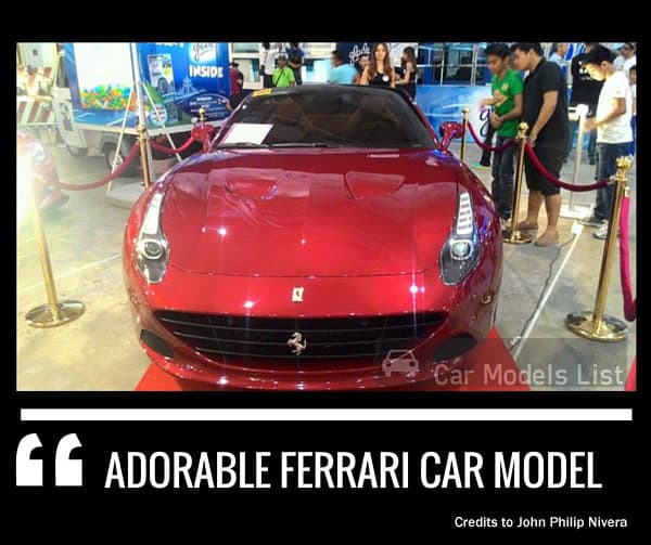 Adorable ferrari car model