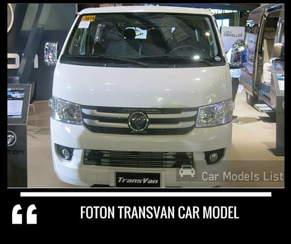 Foton transvan