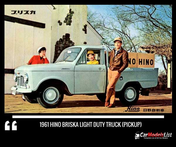 1961 Hino Briska Light Duty Truck (Pickup)