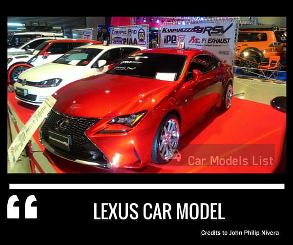 Lexus car model