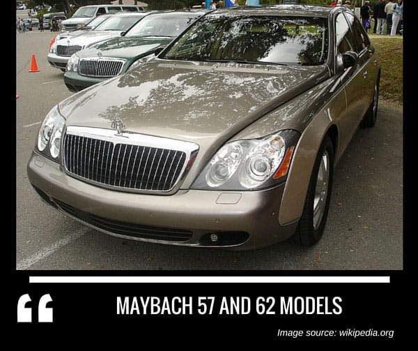 Maybach 57 and 62 models