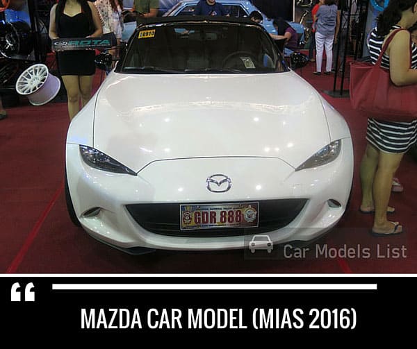 Mazda car model mias 2016