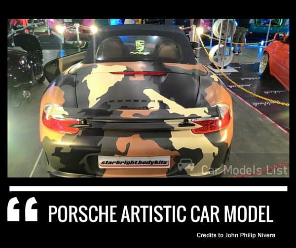 Porsche artistic car design