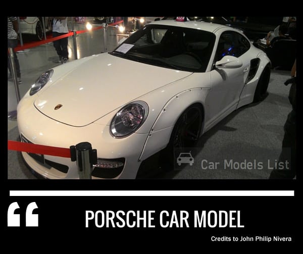 Porsche car model