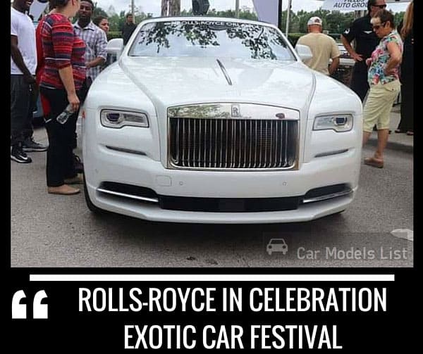 Rolls royce in Celebration Exotic Car Festival