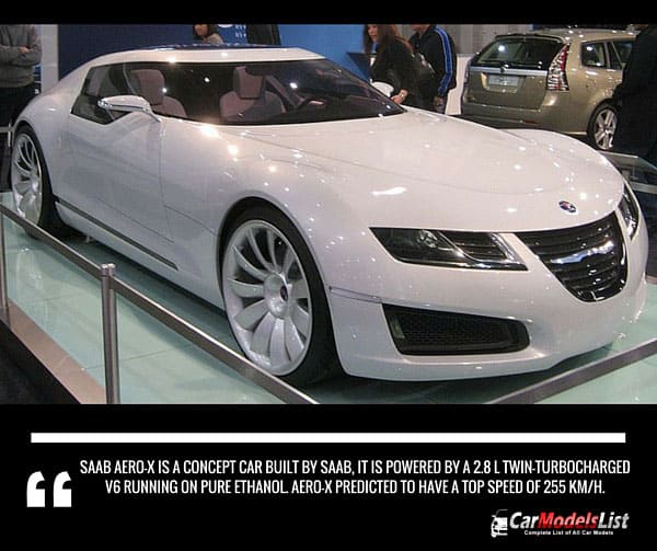 Saab Aero X is a concept car built by Saab Company