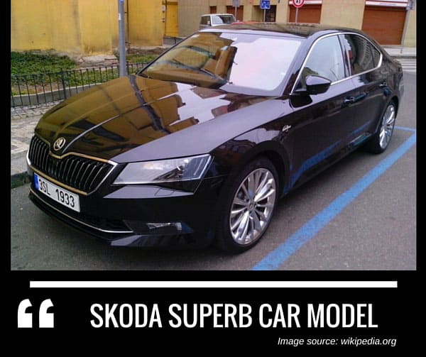Skoda Superb car model