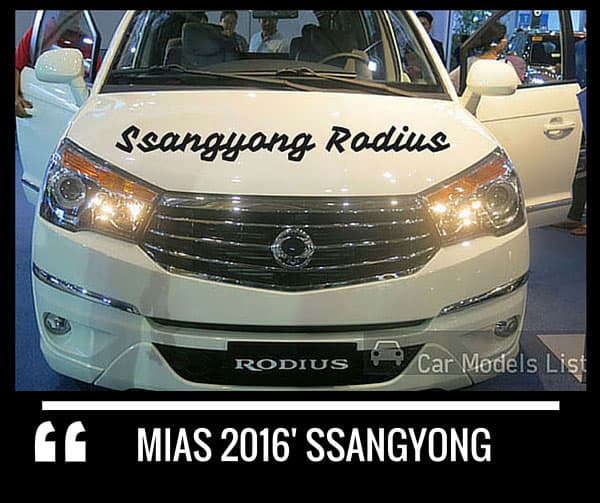 Ssangyong rodius car model