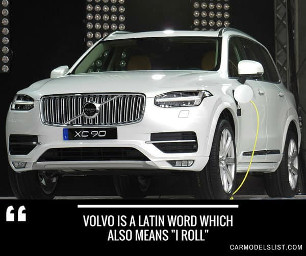 Volvo is a latin word which also means I roll