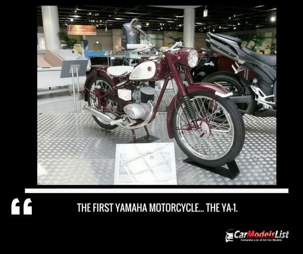 The first Yamaha motorcycle... the YA 1