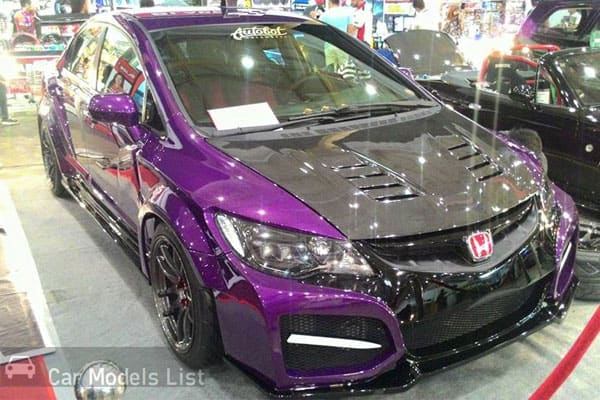 Purple Honda Model