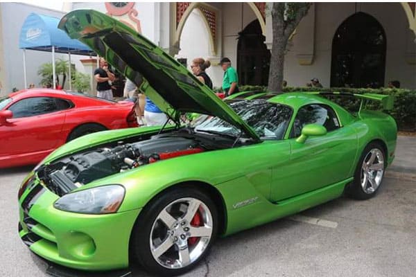 green-exotic-car