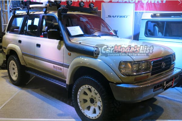 Toyota land Cruiser SUV model at 25th Trans Sport Show