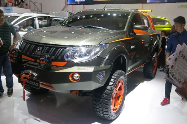 Modelo de camioneta Pickup Mitsubishi Strada en PIMS 2016