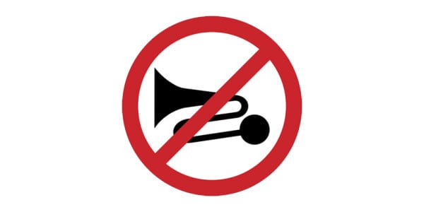 Excessive Noise Prohibited Sign