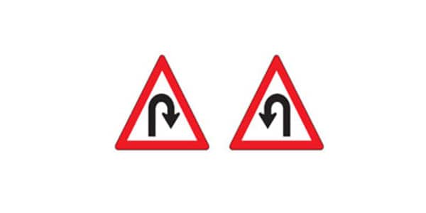 Hairpin Curve Signs