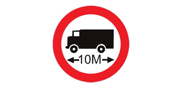 Length Restriction Sign