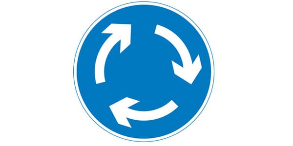 Roundabout Sign