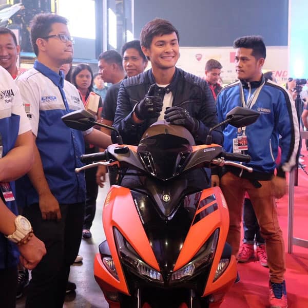 Yamaha Philippines ambassador, Matteo Guidicelli