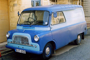 A Bedford CA panel van