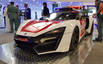 Lykan Hypersport Police Edition right side view