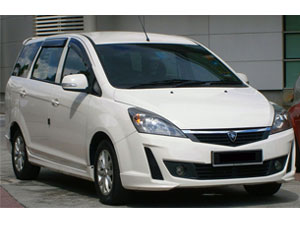 Proton Exora car model Proton Exora car model