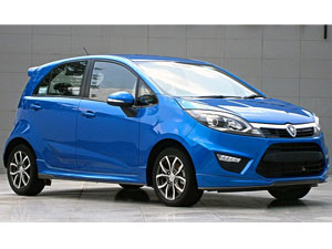 Proton Iriz car model Proton Iriz car model