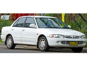 Proton Wira saloon car model Proton Wira saloon car model