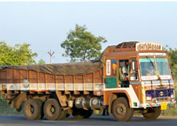 Tata twin axle lorry