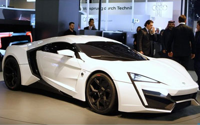 White Lykan Hypersport