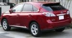 Lexus RX 450h rear view car model