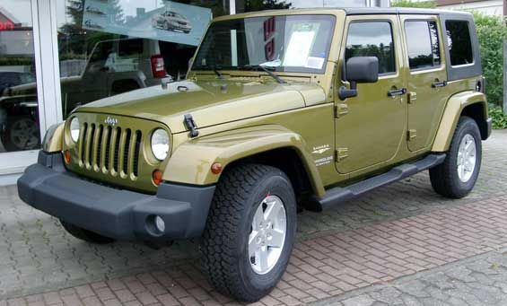 Jeep Wrangler car model