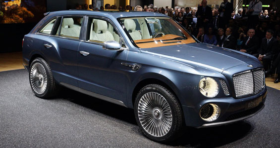 Bentley Bentayga SUV model