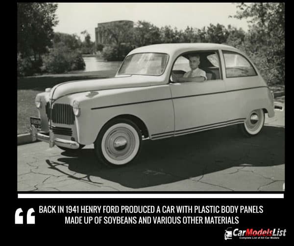 Ford made from soybeans