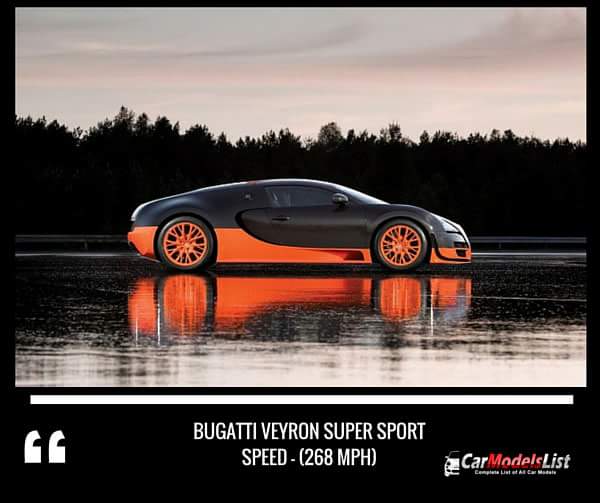 Bugatti Veyron Super Sport (268-mph)