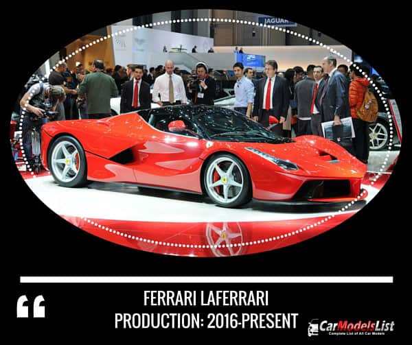 Ferrari LaFerrari 2016 present