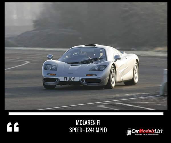 McLaren F1 (241-mph)