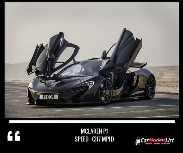 McLaren P1 (217-mph)