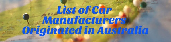 Australia Car Brands