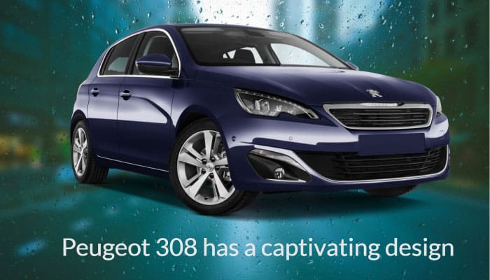 Peugeot 308 has a captivating design