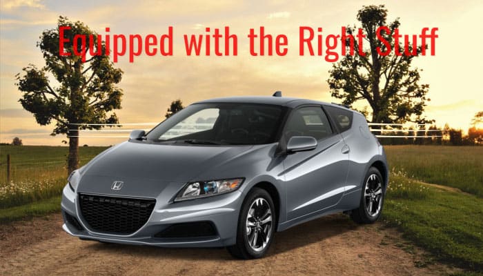 Equipped with the Right Stuff honda cr-z