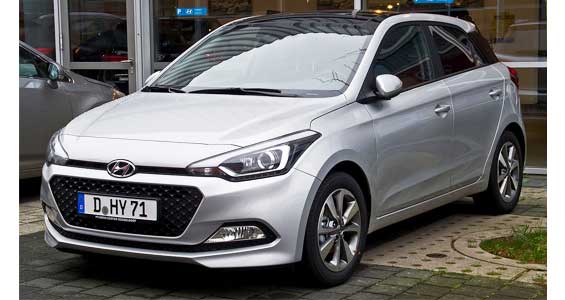 Hyundai i20 car model