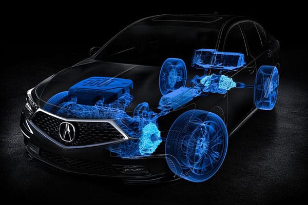 acura features modal sport hybrid l