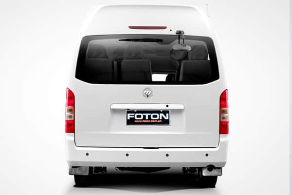 foton view traveller rear view