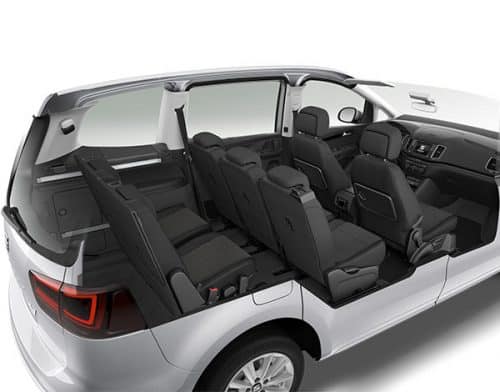 seat alhambra 7 plazas capacidad maletero