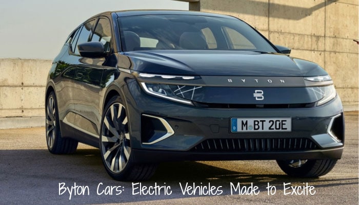 Byton Cars: Electric Vehicles Made to Excite